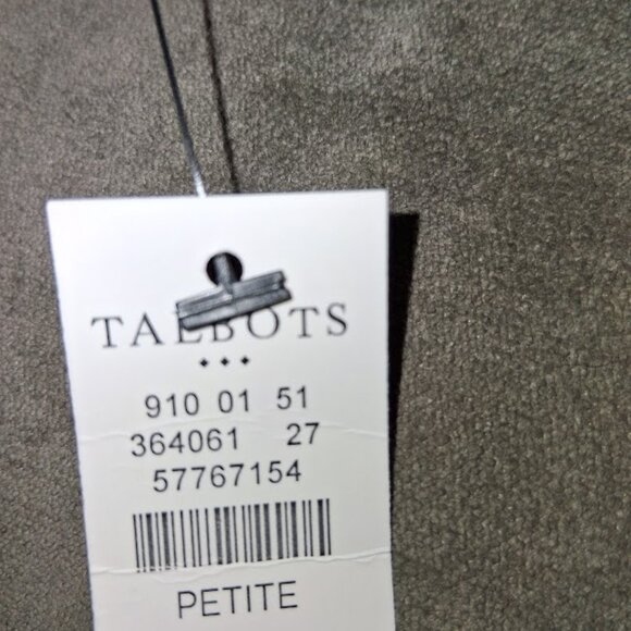 Talbots Cotton Blend Slub Knit Short Sleeve Tee NWT Sz LP Pink - Picture 4 of 4